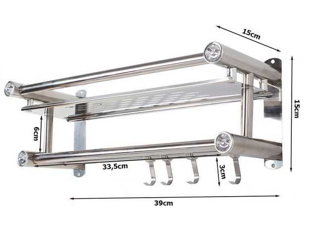 Закачалка за кърпи тип етажерка за баня и тоалетна