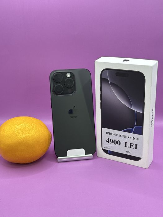Iphone 16 Pro 512GB NOU 0C •Matei Amanet Crangasi• 27335