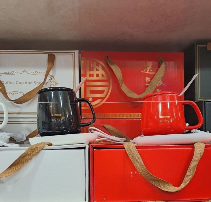 Термокружка с подогревом (Lucky)