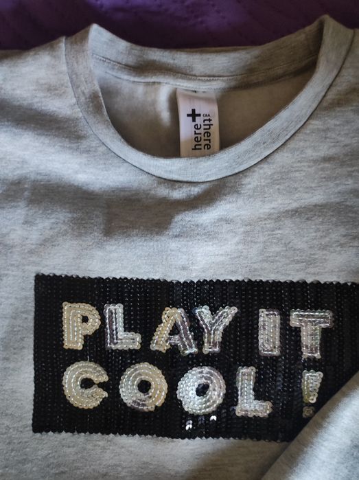 Поларен блузон за момичи