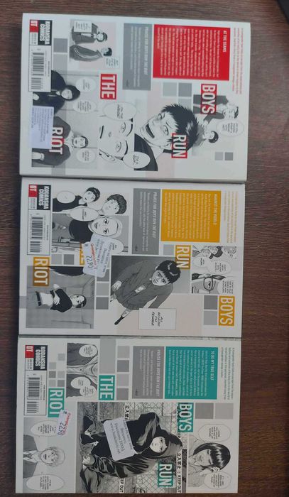Манга Boys Run the Riot, Volume 1,2,3 на английски език, чисто нови