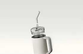 Термо-кружка Xiaomi Straw Mug