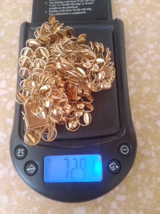 Колье и браслет 585*