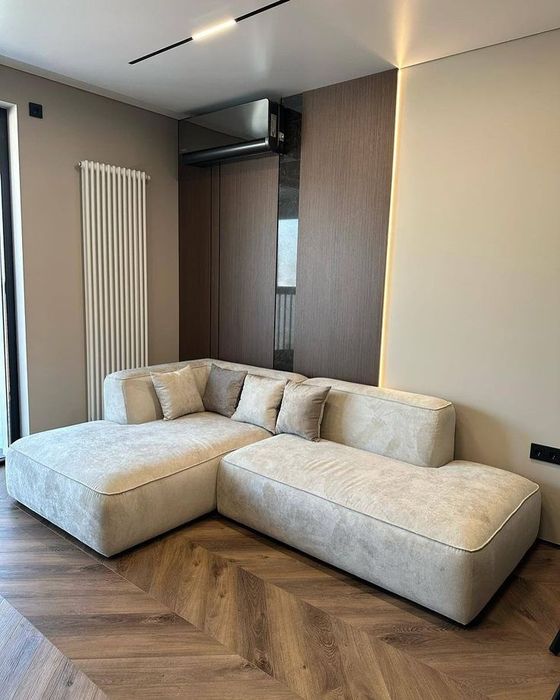 Сәнді Диван - қонақ бөлменің жүрегі.