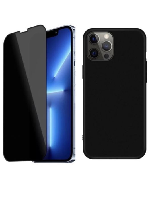 Iphone 14/15/16E/17 PRO MAX PLUS Husa Silicon Best Case + Folie Sticla