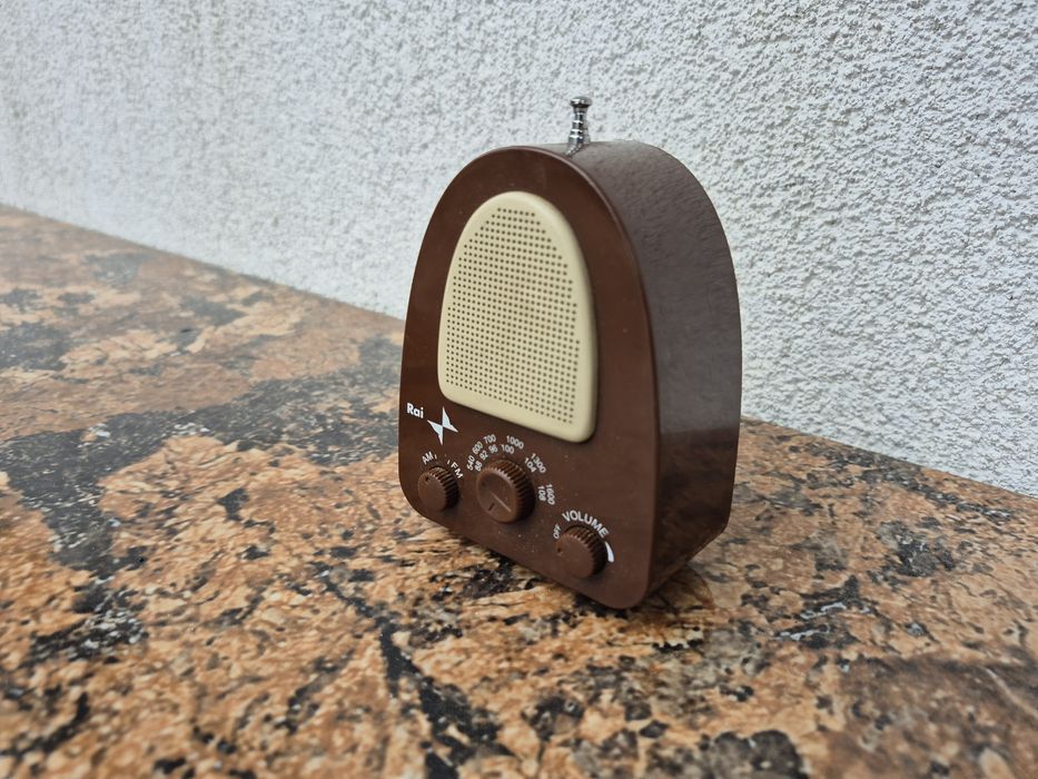 Radio portabil marca Rai made in Italy - functional