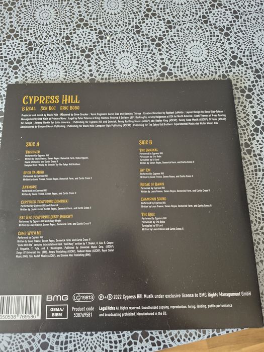 Cypress Hill -грамофонни плочи