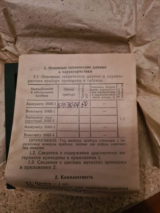 Продам  новый амперметр советский