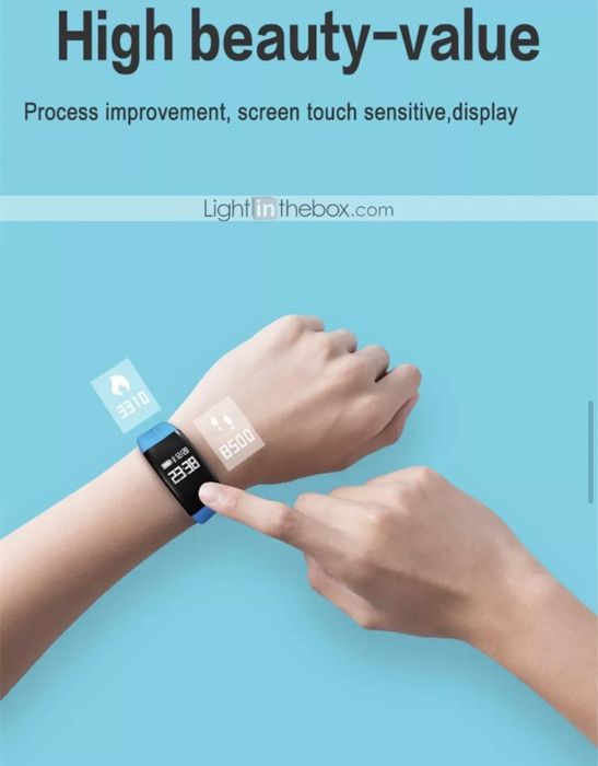 W2S Смарт Гривна Часовник Android IOS Bluetooth Оксиметър Часовник