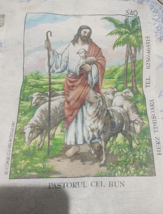 Kit Goblen De cusut Pastorul cel Bun Cina cea de taina