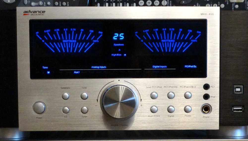 Amplificator Advance Acoustic MAX 450 , 2 x 120W (8 Ohm)