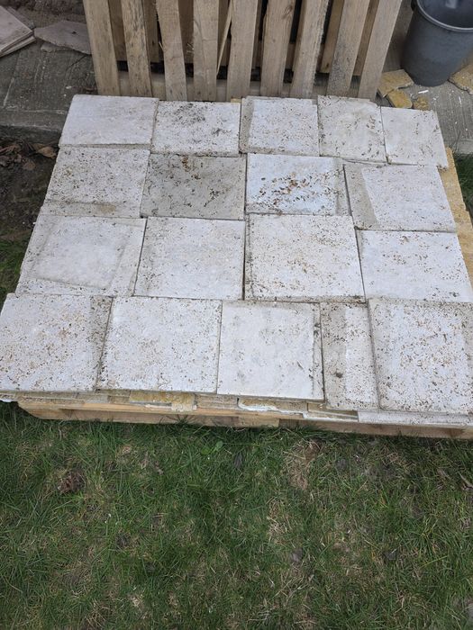 Travertin natural premium – Ripiceni | 10 m² | Fosile marine vizibile