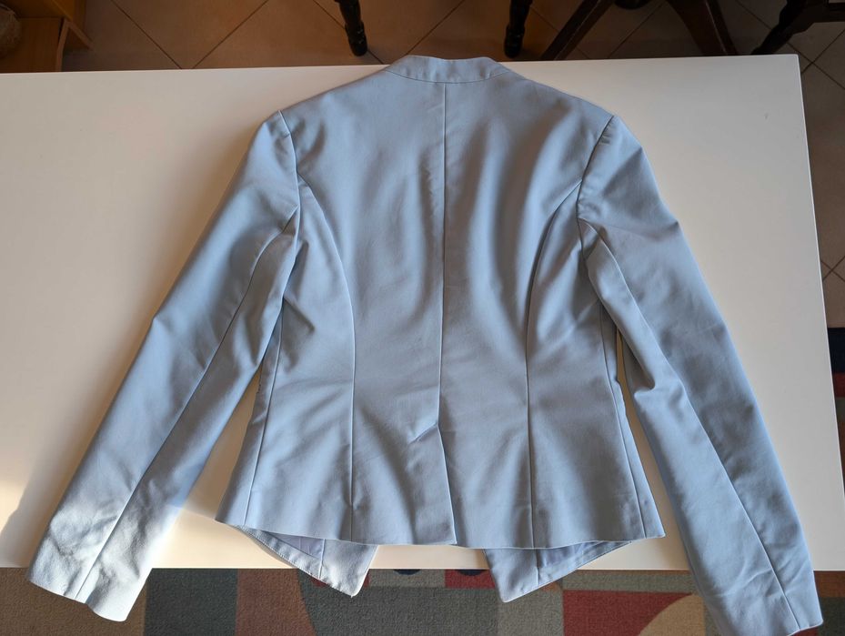 Небесно-синьо сако Atmosphere, размер 36 и ново дънкено яке XS