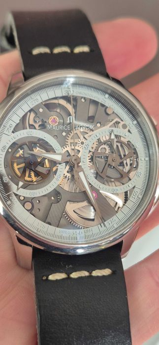 Maurice Lacroix Masterpiece Skeleton Хронограф лимитиран 250 бройки