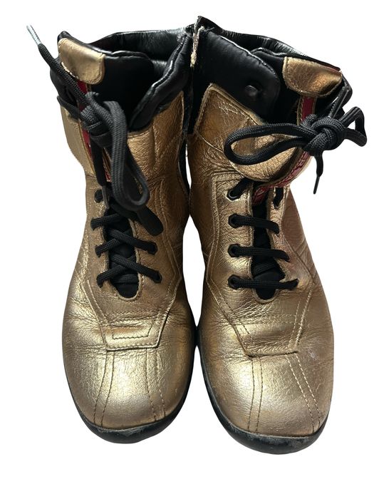 Кожаные ботинки PRADA