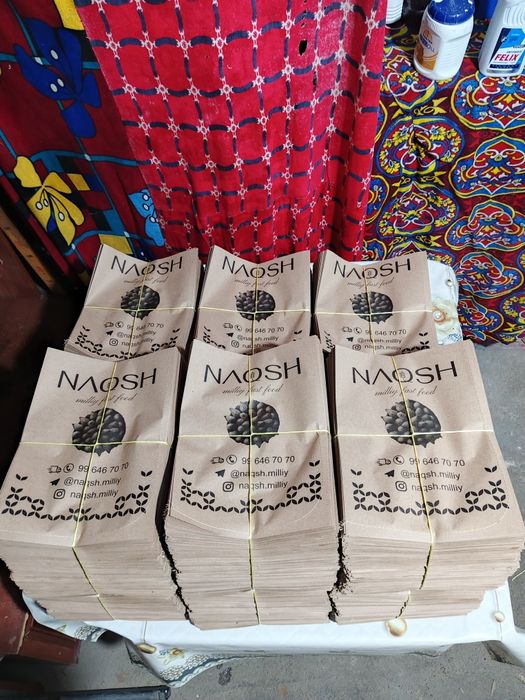 Somsa gumma uchun qogʻoz paketlar