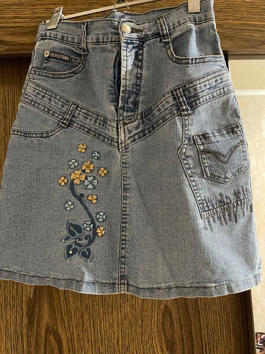 Срочно. Детские джинсовые юбки