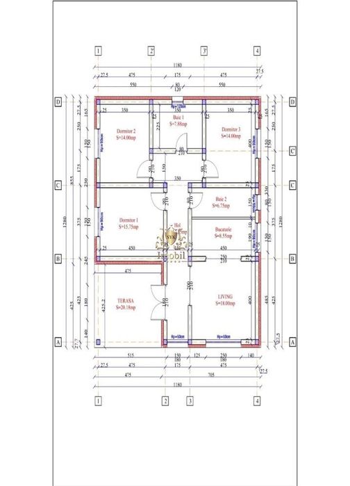 Casa pe parter  4 camere si 2 bai Finalizata! centru PrimarieTomesti.