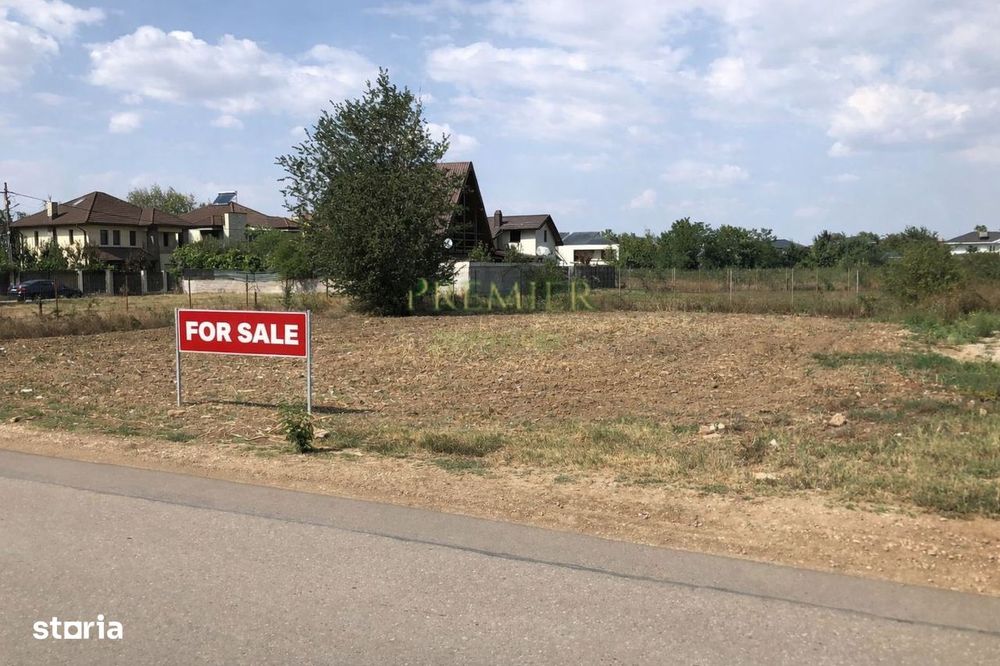 Teren de vanzare Mogosoaia 752 mp utilitati complete deschidere 29.56