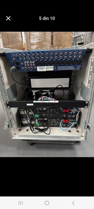 Amplificatoare Crown macroteck 1200 și mixer yamaha