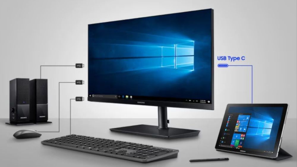 Monitor LED PLS Samsung SH85, 26.9", WQHD 2.5K