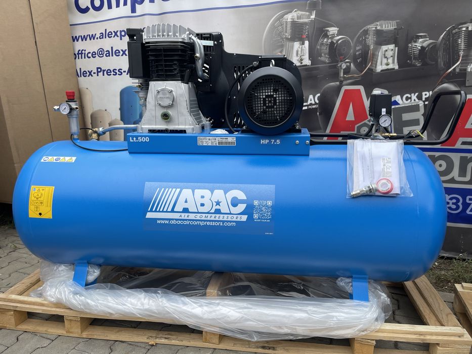 Compresor Profesional cu pistoane 500l/7,5HP/11Bar/5,5kw/Garantie 2ani