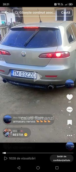 Modific stopuri alfa 159