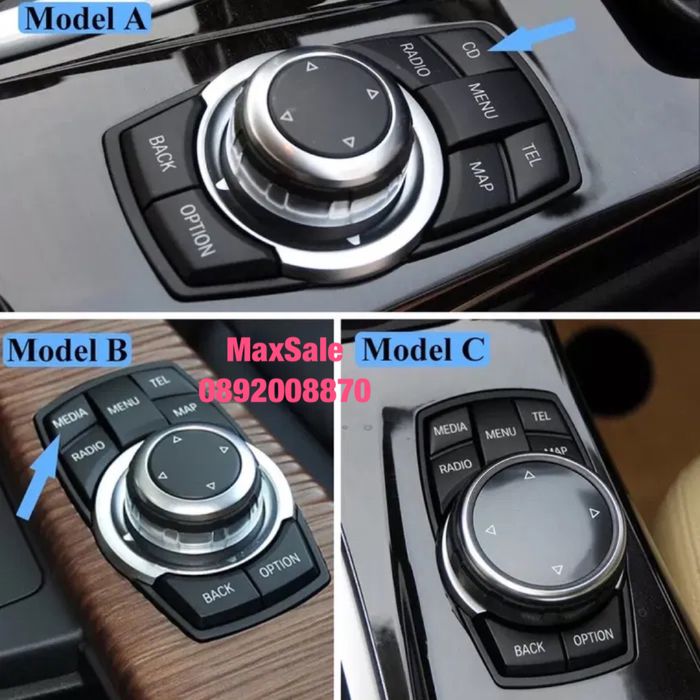 Бутон колело панел нави BMW F10 F30 F01 F15 F25 E70 E60 E90 F06 idrive