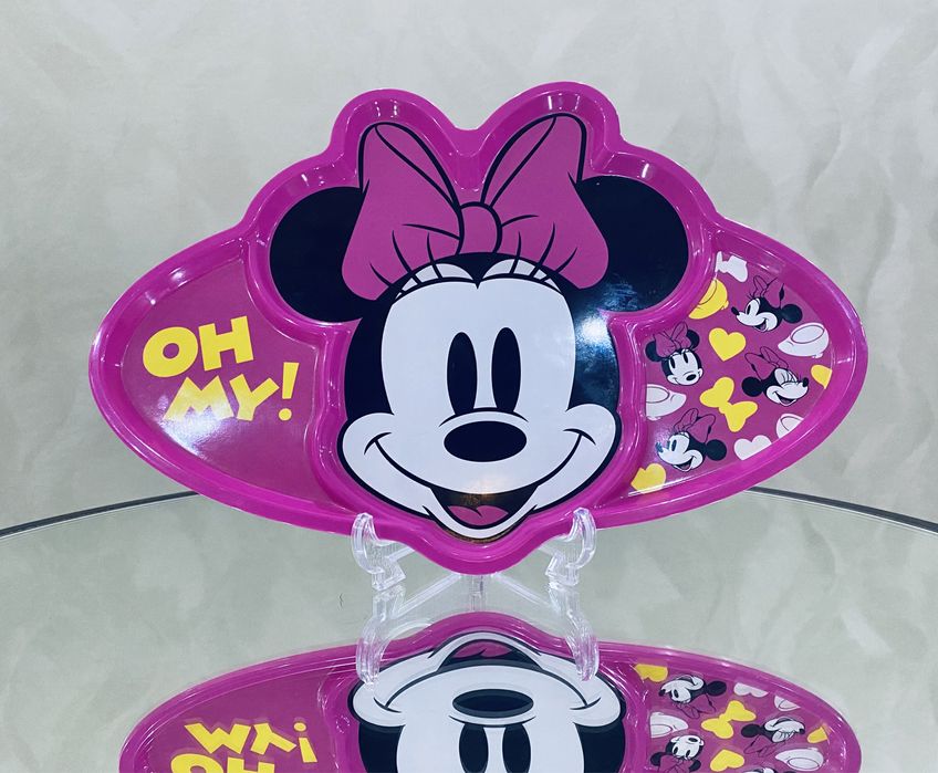 Тарелка пищевой пластик Минни Маус Дисней