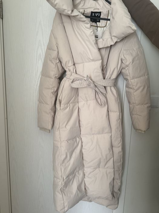 Чисто ново дълго и дебело дамско  зимно яке, размер S