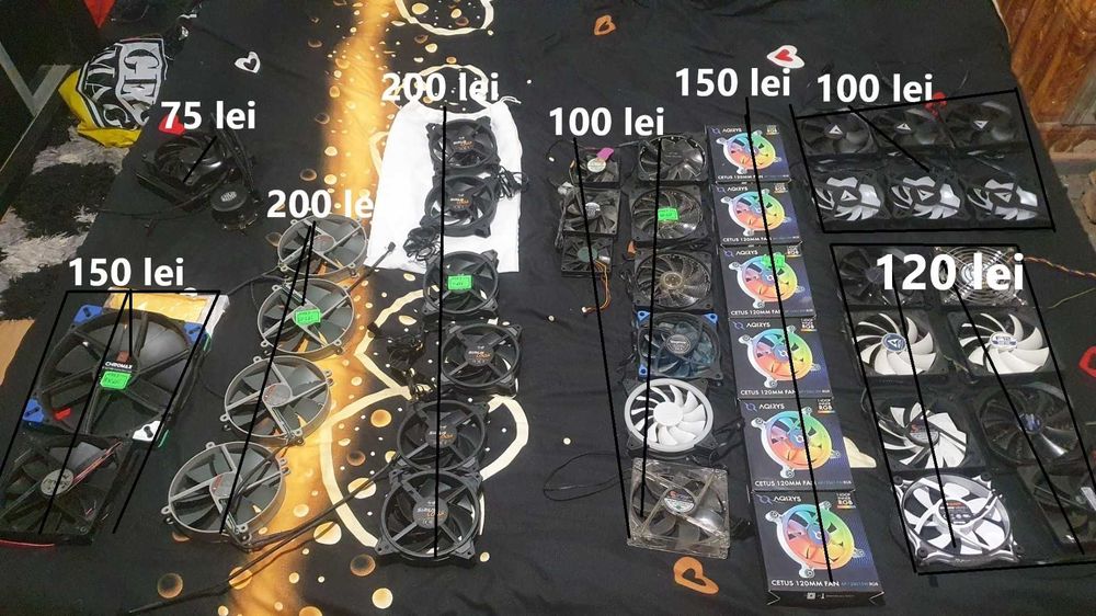 Ventilatoare RGB Noctua, Aqirys, Sirius Loop