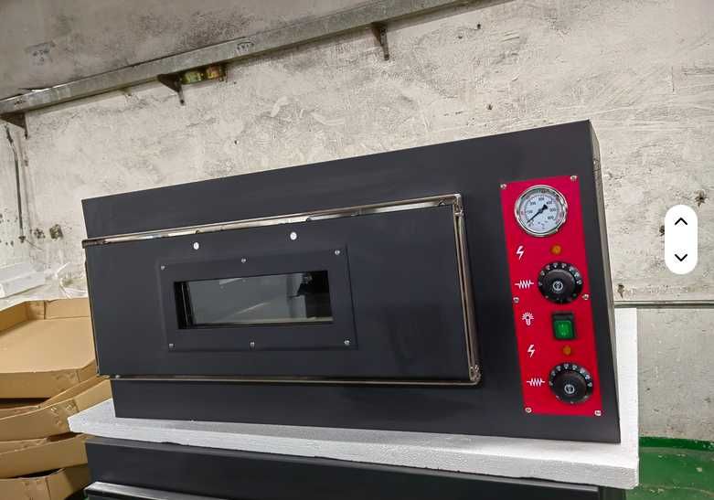 Cuptor pizza HoReCa inox – 1 etaj – 350°C – 220V – Garanție