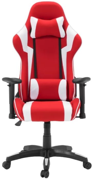 Геймърски стол червено и бяло
