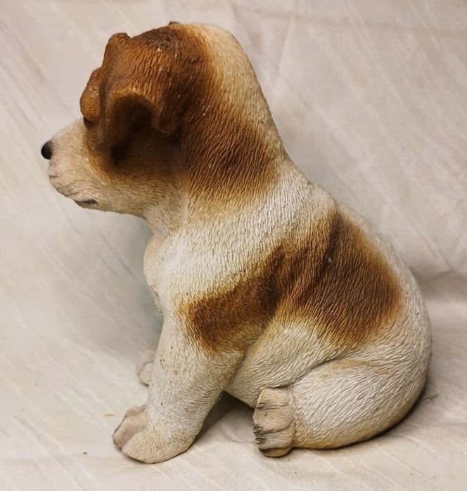 Figurină decorativă câine realistic Colecția Leonardo, rășină acrilică