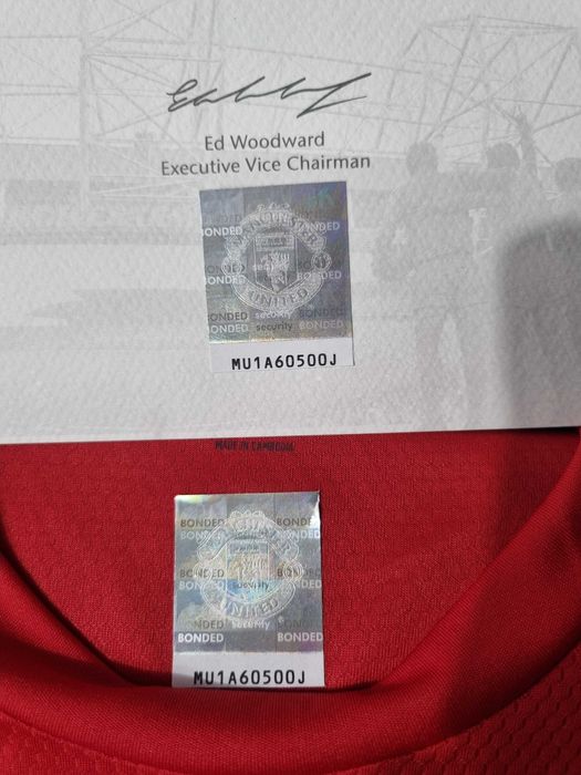 Tricou Manchester United – Semnat de Marcus Rashford – Autentic (COA)