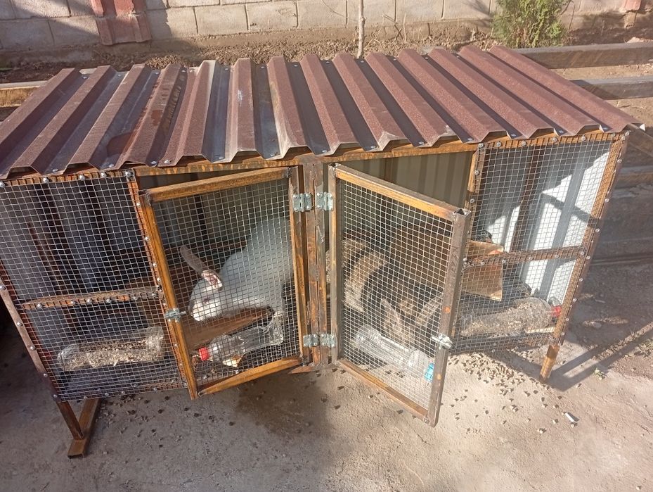 Клетка для кроликов для куры делаю