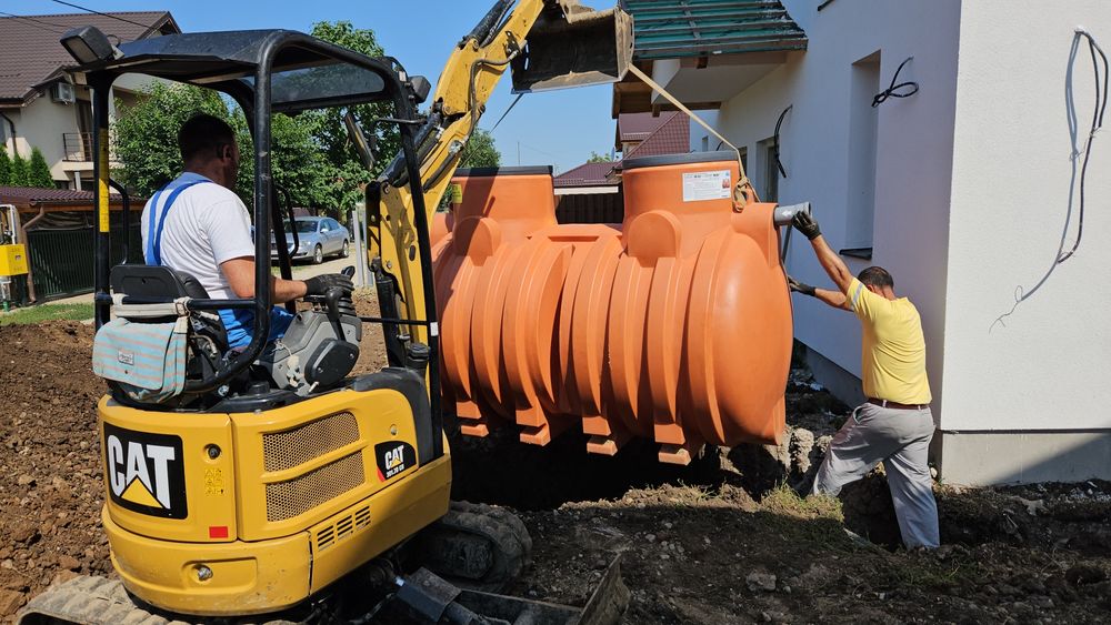 Fose tricamerale, rezervoare ministatii, separator de grăsimi și hidro