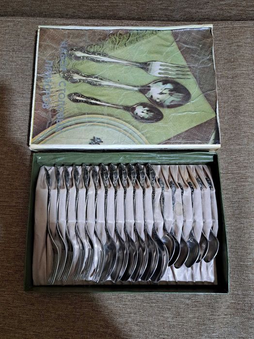Набор столовых приборов из Мельхиора