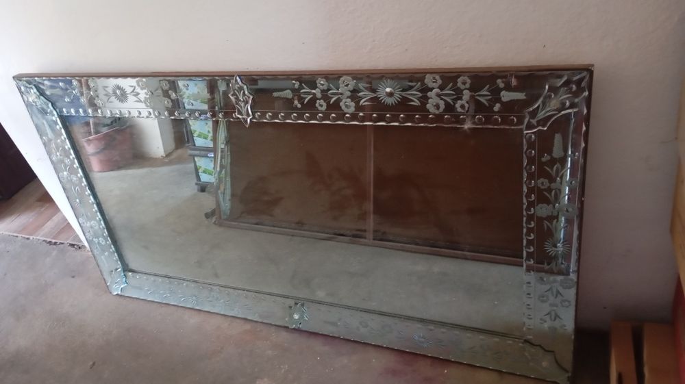 Vand oglinda rustica