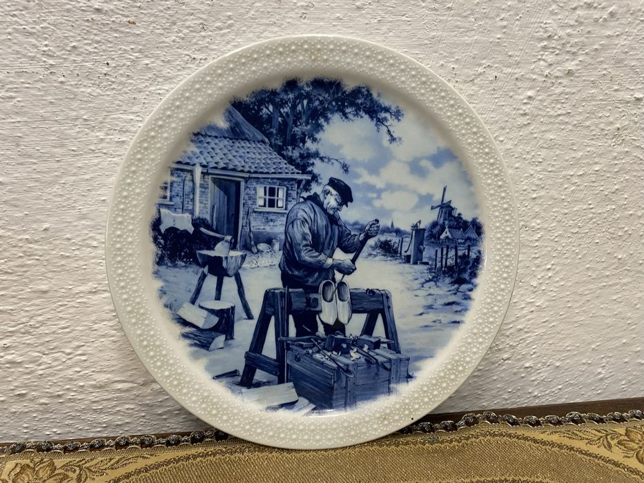 Винтидж порцелан Делфт 1950 1970 колекционерска ръчна украса