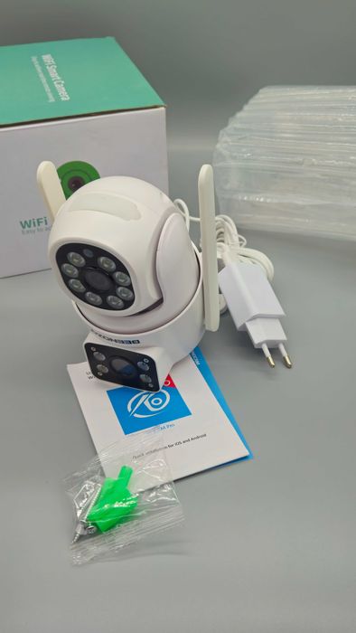 Външна WiFi PTZ камера за видеонаблюдение -нощно виждане и app control