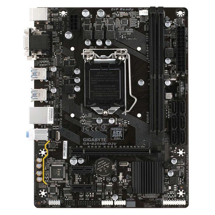 Placa de baza 1151 Gigabyte GA-B250M-D2V DDR4  DVI VGA Ganeratia 6 - 7