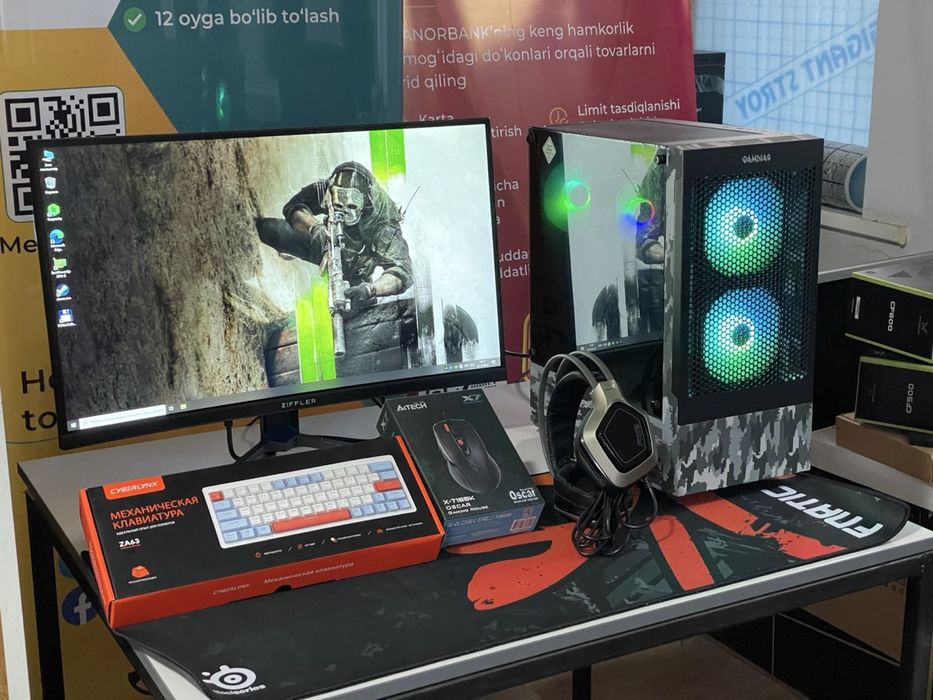 I3-12100F 4.3HZ, DDR4 16GB, MSI GTX 1660 Super