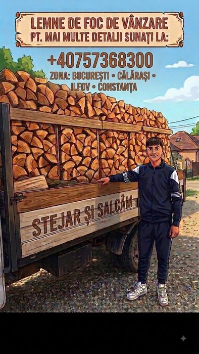 Lemne stejar salcâm