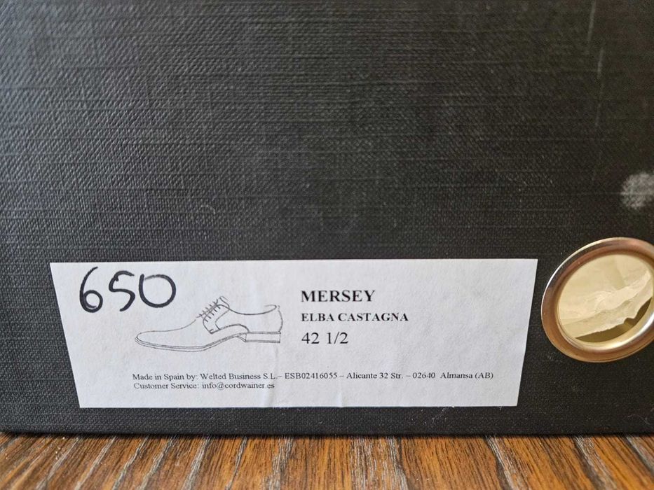 Дерби Cordwainer Mersey 43р. (Goodyear welted, Испания)