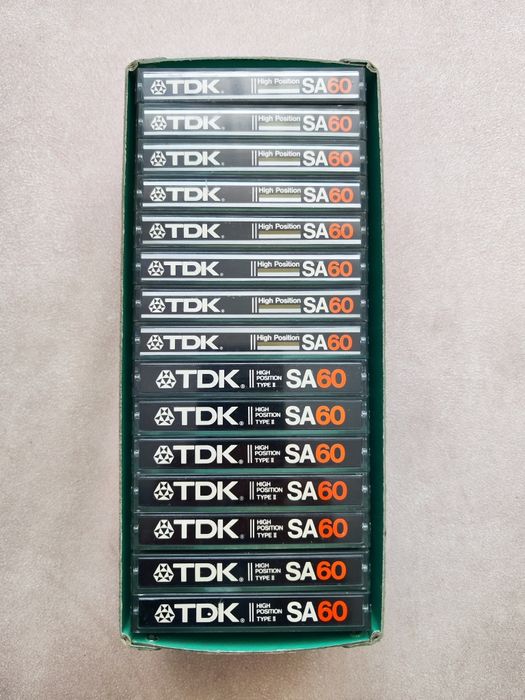 Lot de 15 casete TDK SA60