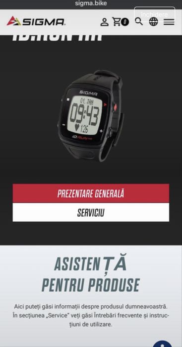 Ceas Sigma ID RUN