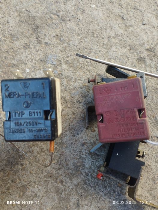 Термозащита за бойлер, релета