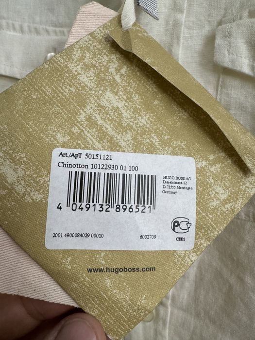 BOSS детска риза 100%лен с етикет 6г/116см