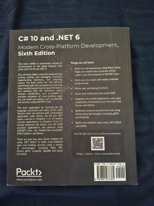Книга C# 10 and .NET 6 от Mark J. Price